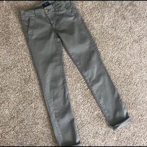 3/$25 American Eagle slacks pants olive green